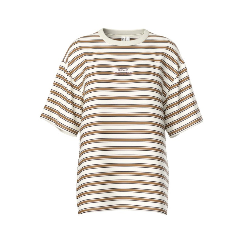 PIECES Sadie oversized T-shirt - Cloud Dancer