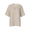 PIECES Sadie oversized T-shirt - Cloud Dancer
