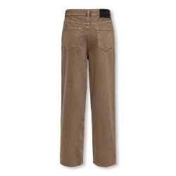 KIDS ONLY Fade loose brown denim jeans - Brown Denim
