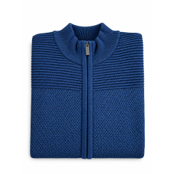 BERTNSON Strikcardigan - Navy