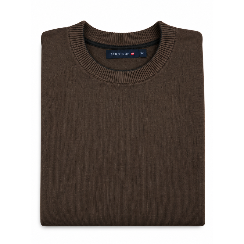 BERNTSON Striksweater - Brown