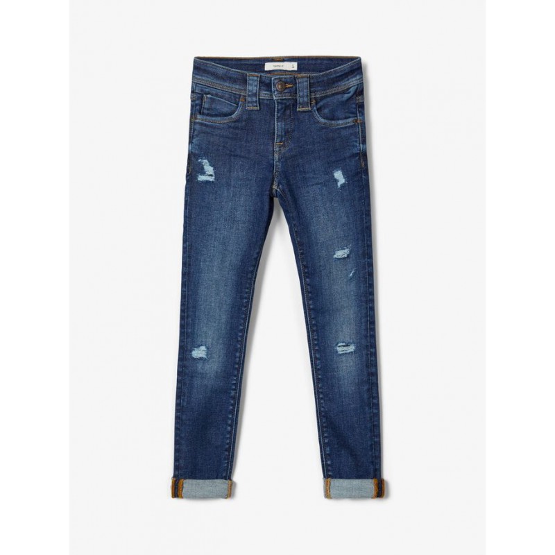 NAME IT Kids Polly Denim Tarty Jeans - Dark BLue Denim