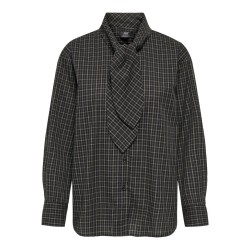 JDY Vilda scarf skjorte - Black