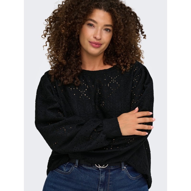 ONLY CARMAKOMA Hellen bluse - Black