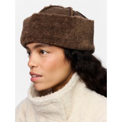 PIECES Carlo hat - Coffee Quartz