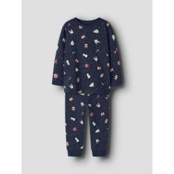 NAME IT MINI Vismas pyjamas sæt - Navy Blazer / Christmas
