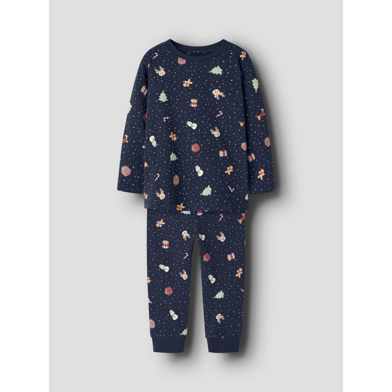 NAME IT MINI dreng - Vismas pyjamas sæt - Navy Blazer / Christmas