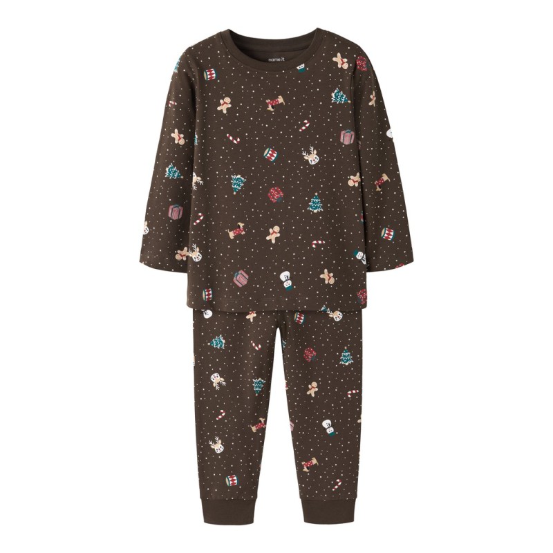 NAME IT MINI - Vismas pyjamas sæt - Delicioso / Christmas