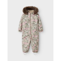 NAME IT MINI pige - Snow 10 Funktions "Unicorn" Flyverdragt - Pure Cashmere