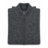 BERNTSON Strikcardigan - Anthracite