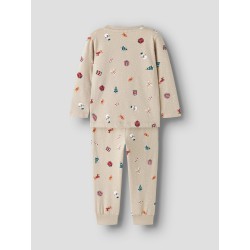 NAME IT MINI Vismas pyjamas sæt - Pure Cashmere / Christmas
