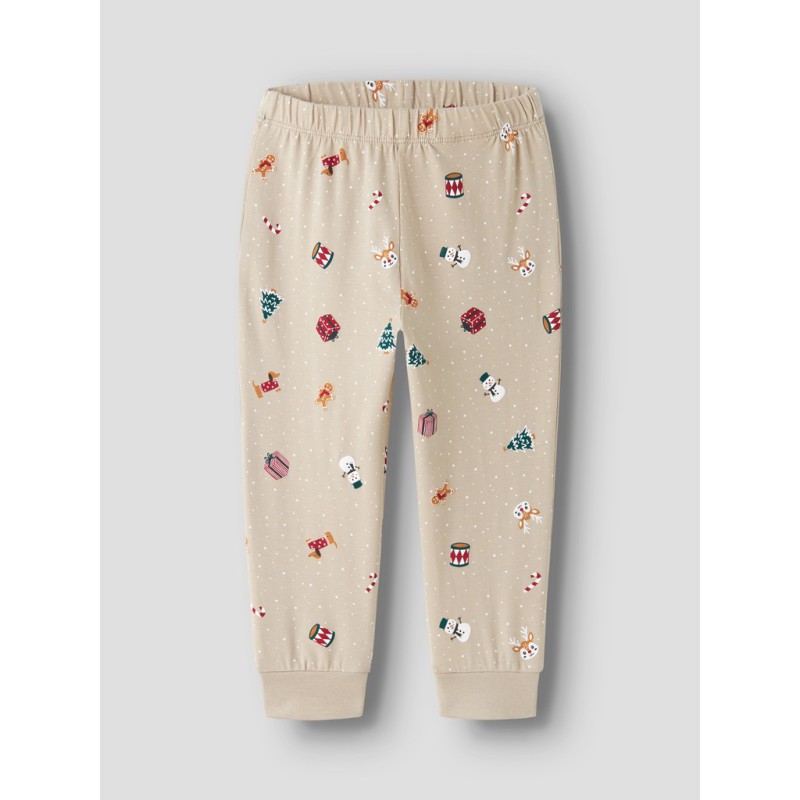 NAME IT MINI Vismas pyjamas sæt - Pure Cashmere / Christmas