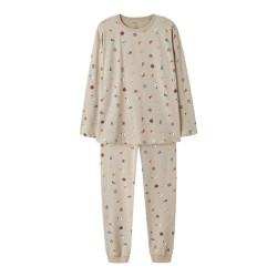 NAME IT ADULT Vismas pyjamassæt - Pure Cashmere / Christmas