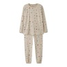 NAME IT ADULT Vismas pyjamassæt - Pure Cashmere / Christmas