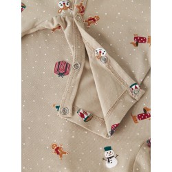 NAME IT BABY Vismas natdragt - Pure Cashmere / Christmas