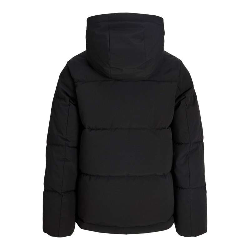 JACK & JONES JUNIOR Galaxy puffer jakke - Sort