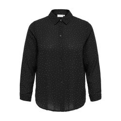 ONLY CARMAKOMA Zeke skjorte - Black