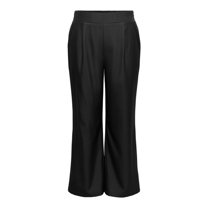 ONLY CARMAKOMA Victoria pull up wide bukser - Black