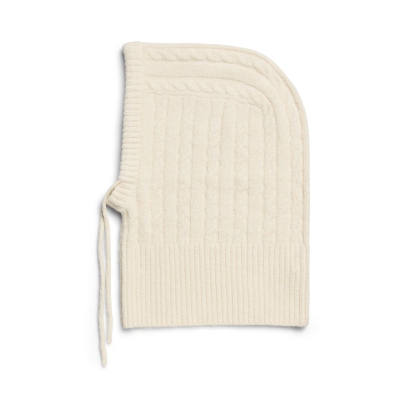 PIECES Nambi cable balaclava - Whitecap Gray