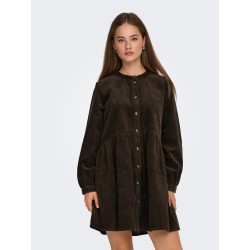 JDY Shiraz langærmet kjole - Slate Black