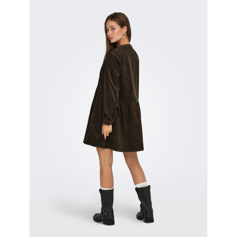 JDY Shiraz langærmet kjole - Slate Black