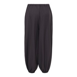 JDY Paloma pinstripe loose bukser - Chocolate Plum