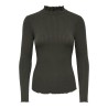 JDY Fransiska langærmet bluse - Black Olive