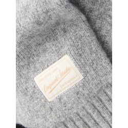 JACK & JONES Montereal ollie jaquard striktrøje - Light Grey Melange