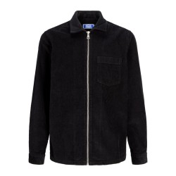 JACK & JONES JUNIOR Toronto cordudoy zip overshirt - Black