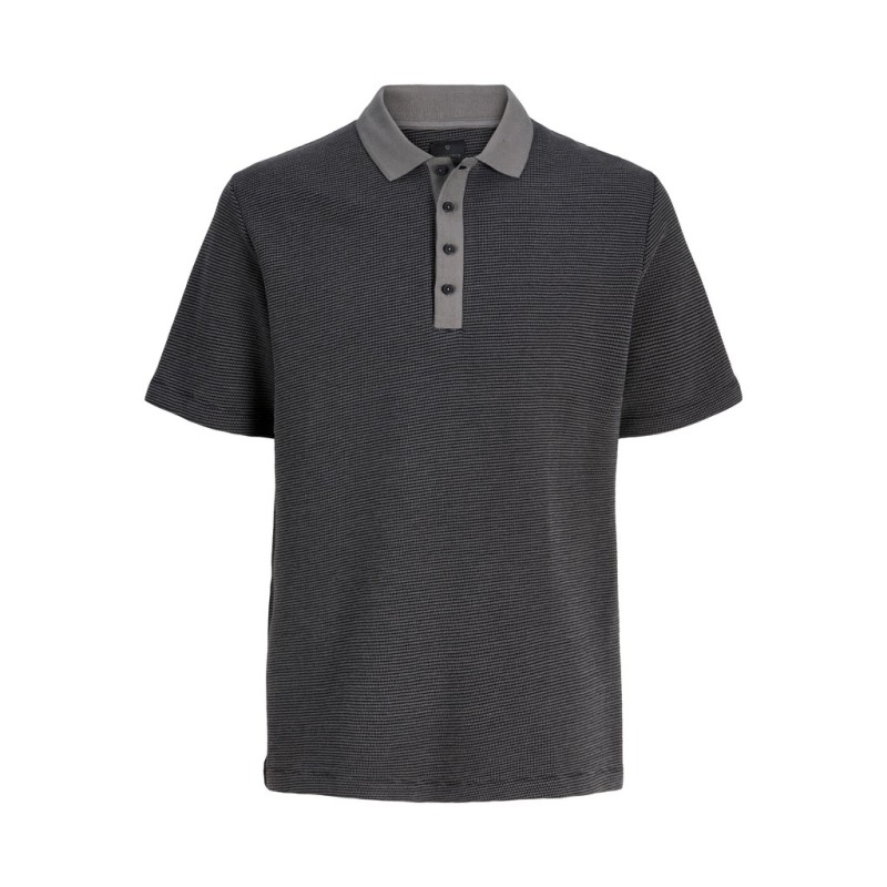 JACK & JONES PLUS Latheo polo - Black