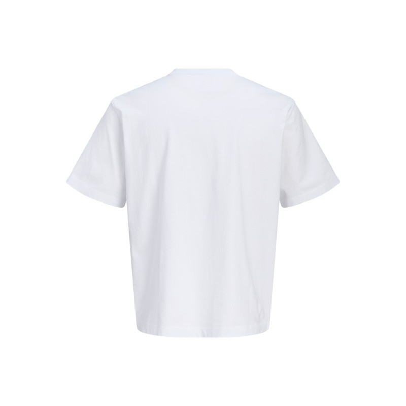 JACK & JONES Norrebro crayon T-shirt - Bright White