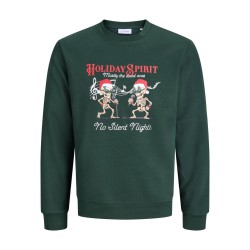 JACK & JONES JUNIOR Merry skull xmas sweatshirt - Scarab