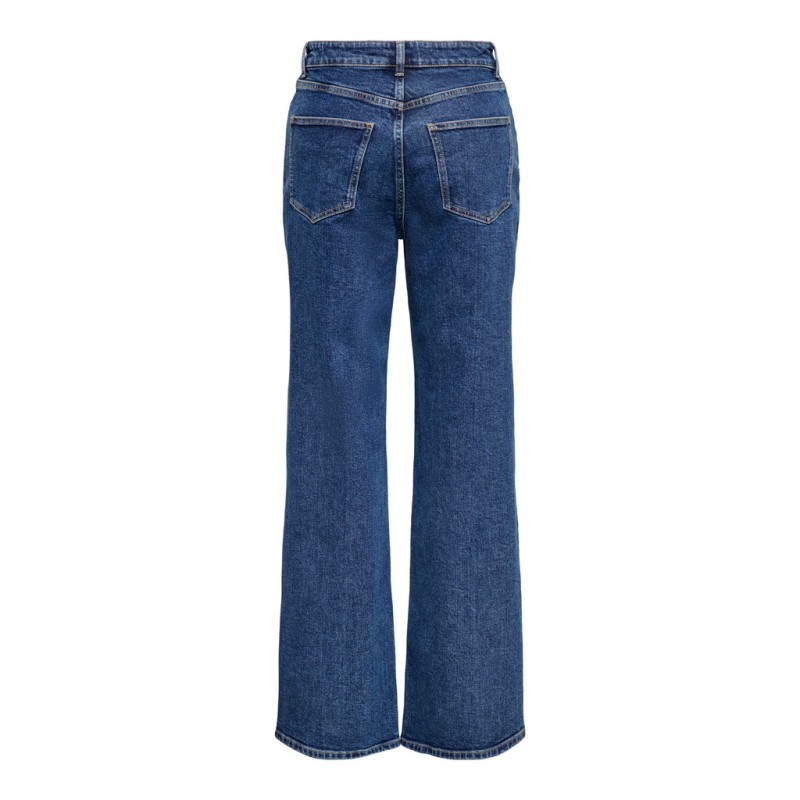 ONLY Juicy high waist wide denim jeans - Dark Blue Denim