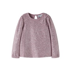 NAME IT MINI Pige - Ditsia langærmet bluse - Mauve Shadows