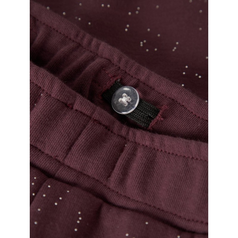 NAME IT MINI Pige - Rilono wide sweatpants -  Catawba Grape