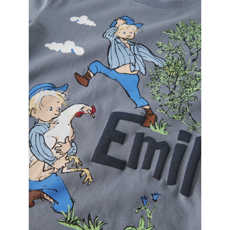 NAME IT MINI Dreng - Olson Emil langærmet bluse - Tradewinds