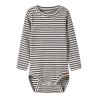 NAME IT Baby Berro langærmet body - Chocolate Plum
