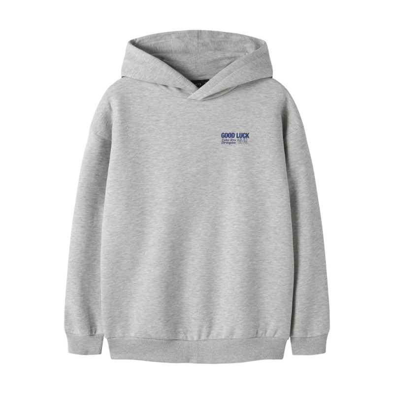 LMTD Noluck sweathoodie - Light Grey Melange