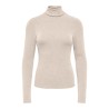 ONLY Dolly rollneck bluse - Pumice Stone