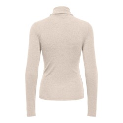 ONLY Dolly rollneck bluse - Pumice Stone