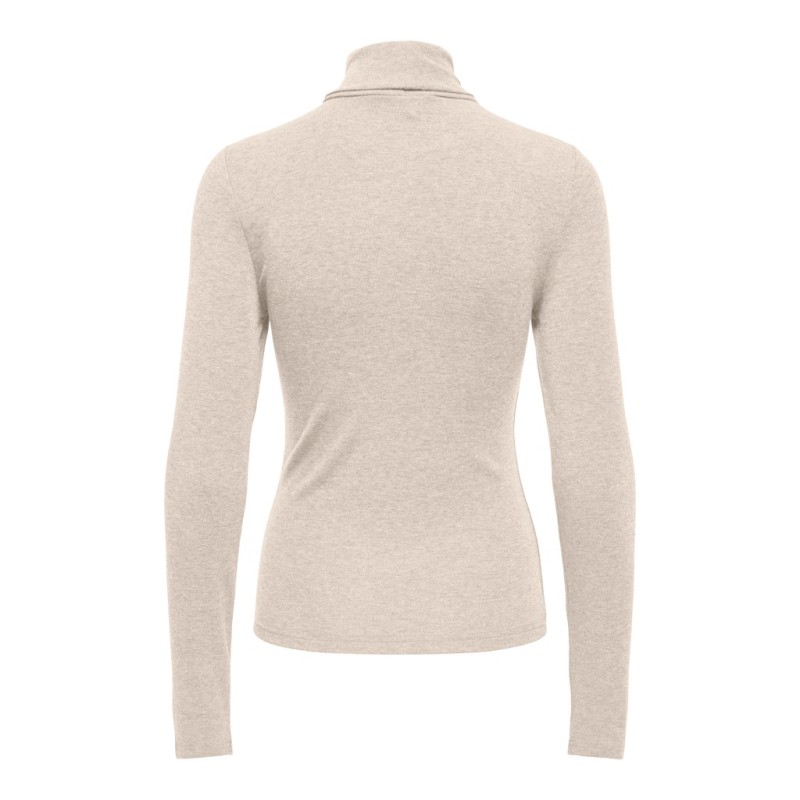ONLY Dolly rollneck bluse - Pumice Stone