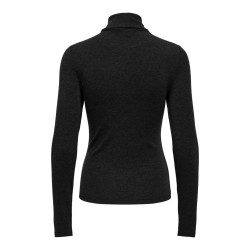 ONLY Dolly rollneck bluse - Black