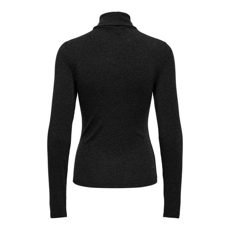 ONLY Dolly rollneck bluse - Black