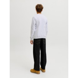 JACK & JONES Junior Nantucket Script Sweatshirt - Bright White