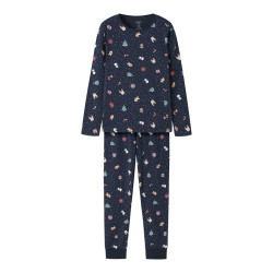 NAME IT KIDS Vismas pyjamas sæt - Navy Blazer / Christmas