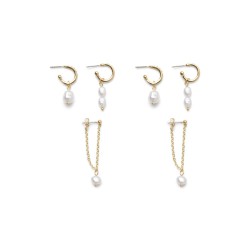 PIECES Amanda øreringe / Gold Colour