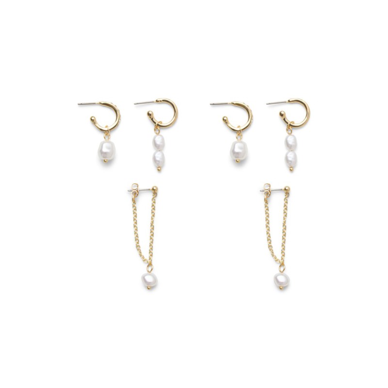 PIECES Amanda øreringe / Gold Colour