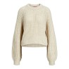 JJXX Kelly chunky loose strik - Bone White