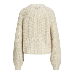 JJXX Kelly chunky loose strik - Bone White