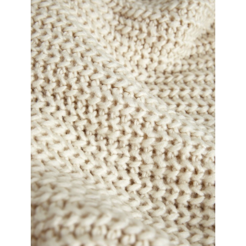 JJXX Kelly chunky loose strik - Bone White